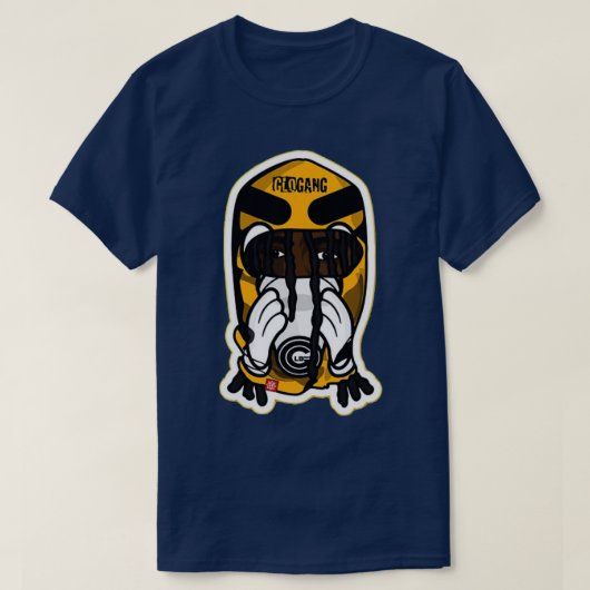 T-shirt Masque de ski Glo gang (Design devant)