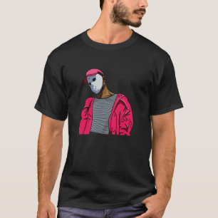T-shirt masque de ski le dieu de la dépression