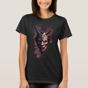 T-shirt Masque de tatouage japonais traditionnel, Oni Hann