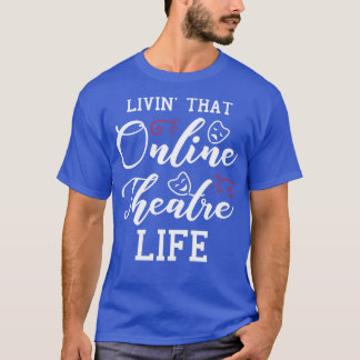 T-shirt Masque de visage Broadway pour les amateurs de thé