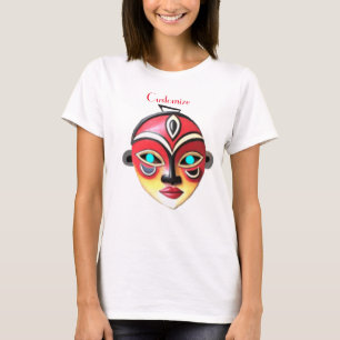 T-shirt Masque de visage de fille africaine Thunder_Cove