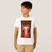 T-shirt Masque d'Halloween pour langue bizarre (Devant entier)