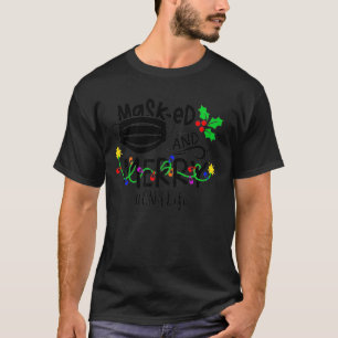 T-shirt Masque Ed Et Merry Cna Life Noël