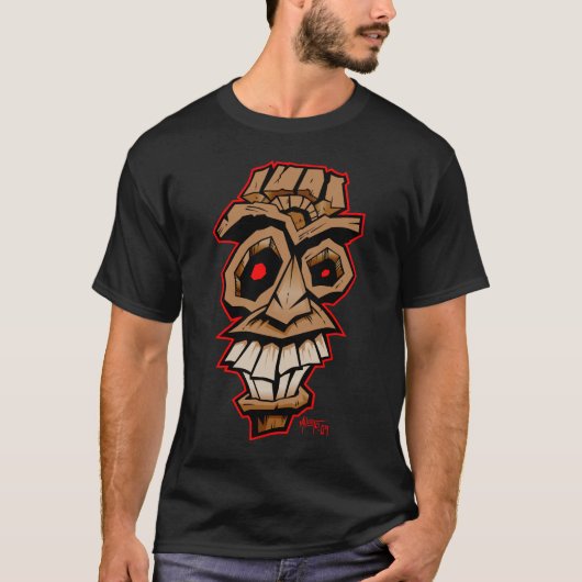 T-shirt Masque fou de Tiki (Devant)