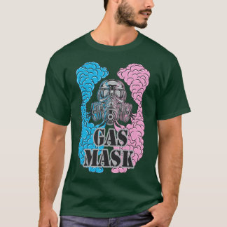 T-shirt Masque gaz et fumée