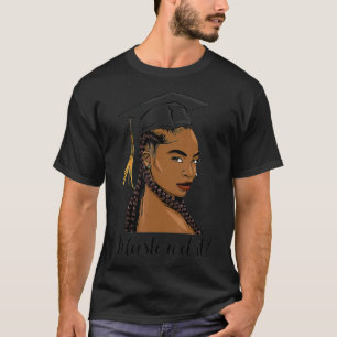 T-shirt Masqué Il Reine Noire avec Masters Degré mignon G