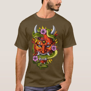 T-shirt Masque japonais Demon Oni