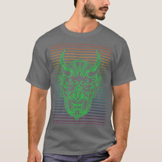 T-shirt Masque japonais Shinigami lignes 12