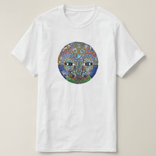 T-shirt Masque mosaïque de Marge (Design devant)