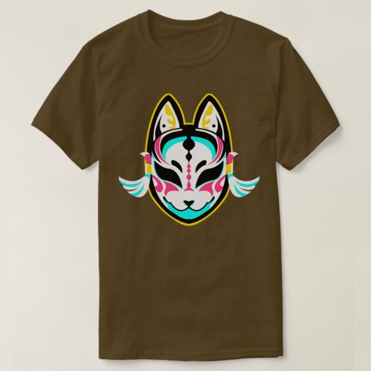 T-shirt Masque Oni Chat (Design devant)