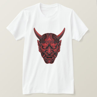 T-Shirt Masque Oni Japonais – Mythe Traditionnel D