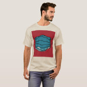 T-shirt Masque Rétro Design Stay Cool (Devant entier)