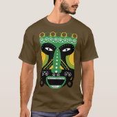 T-shirt Masque Rituel Vert (Devant)