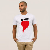 T-Shirt masque rouge (Devant entier)