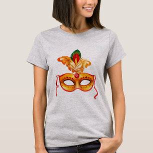 T-shirt Masque royal violet mascarade mardi gras
