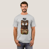 T-shirt Masque sculpté des Fidji (Devant entier)