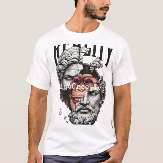 T-shirt masque t shirt (Devant)