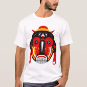 T-shirt Masque tribal Afro Teke (Devant)