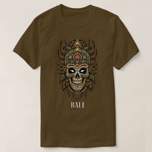 T-shirt Masque tribal de Bali (Design devant)