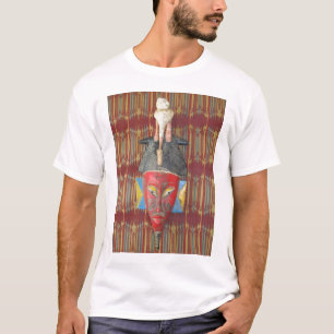T-shirt Masque tribal d'oiseau de Guro