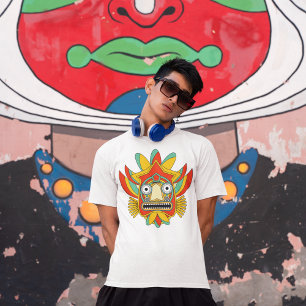 T-shirt Masque tribal indien