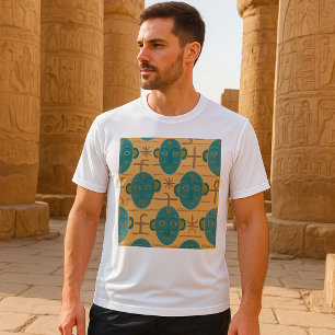 T-shirt Masque tribal motif ethnique africain de visage