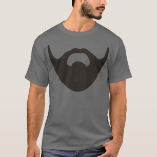 T-shirt Masque visage barbe lin manuel style barbe amoureu