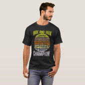 T-shirt Masquer Et Chercher Champion (Devant entier)
