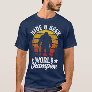 T-shirt Masquer Et Chercher Champion Du Monde Depuis Bigfo