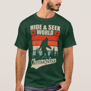 T-shirt Masquer Et Chercher Champion Du Monde Retro