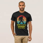 T-shirt Masquer Et Chercher Expert Bigfoot Drôle (Devant entier)