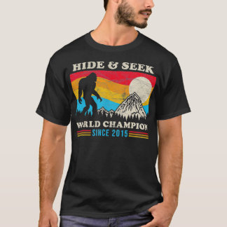 T-shirt Masquer Et Rechercher Vintage 2015 6 Ans