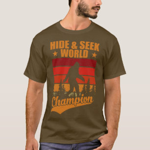 T-shirt Masquer le champion du monde de recherche
