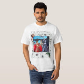 T-SHIRT MASQUERADE DE MASQUERADE DE POPETS ITALIENS ANTIQU (Devant entier)