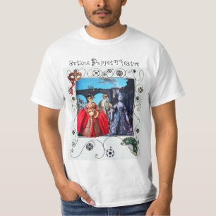 T-SHIRT MASQUERADE DE MASQUERADE DE POPETS ITALIENS ANTIQU