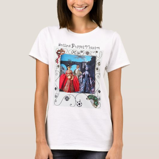 T-SHIRT MASQUERADE DE MASQUERADE DE POPETS ITALIENS ANTIQU (Devant)