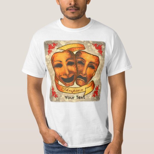 T-shirt Masques d'acteur (Devant)