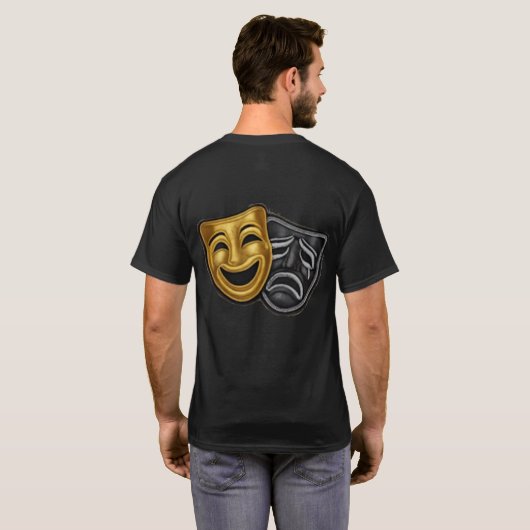 T-shirt Masques de Broadway (Dos entier)