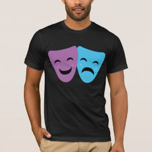 T-shirt Masques de drame