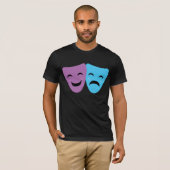 T-shirt Masques de drame (Devant entier)