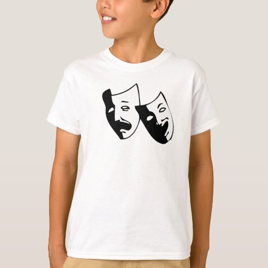 T-shirt Masques de drame (Devant)