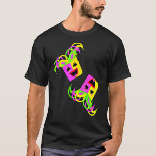 T-shirt Masques Rire Vibrant couleur