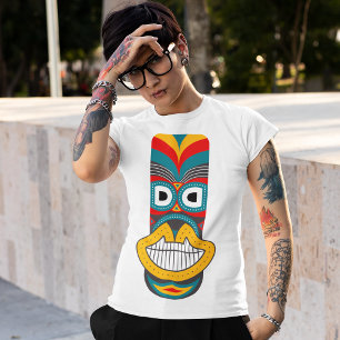 T-shirt Masques tribaux ethniques