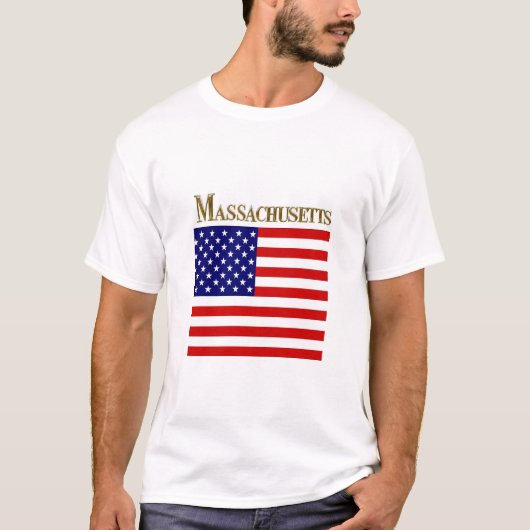 T-SHIRT MASSACHUSETTS (Devant)