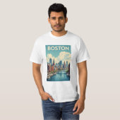 T-shirt Massachusetts de Boston (Devant entier)