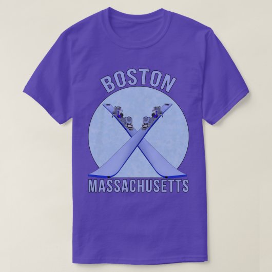 T-shirt Massachusetts de Boston (Design devant)