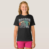 T-shirt Massachusetts de Boston (Devant entier)