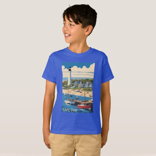 T-shirt Massachusetts de Cape Cod (Devant entier)