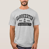 T-shirt Massachusetts Gloucester (Devant)