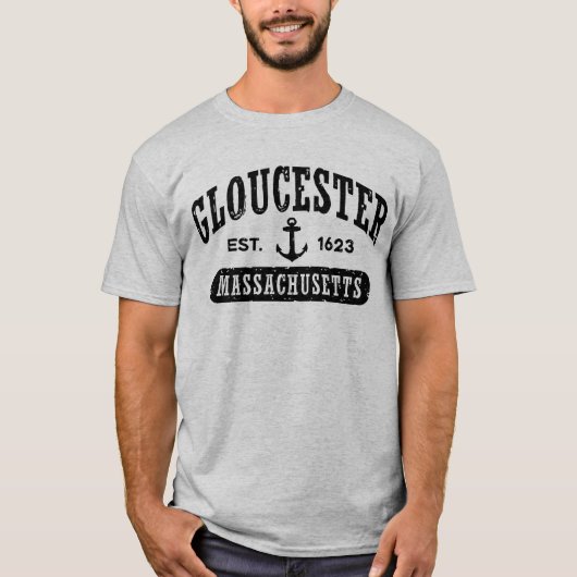 T-shirt Massachusetts Gloucester (Devant)